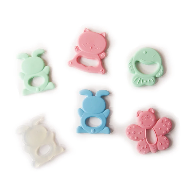 New design without Bpa insect shape baby teething toy silicone newborn teether (1600286802472)