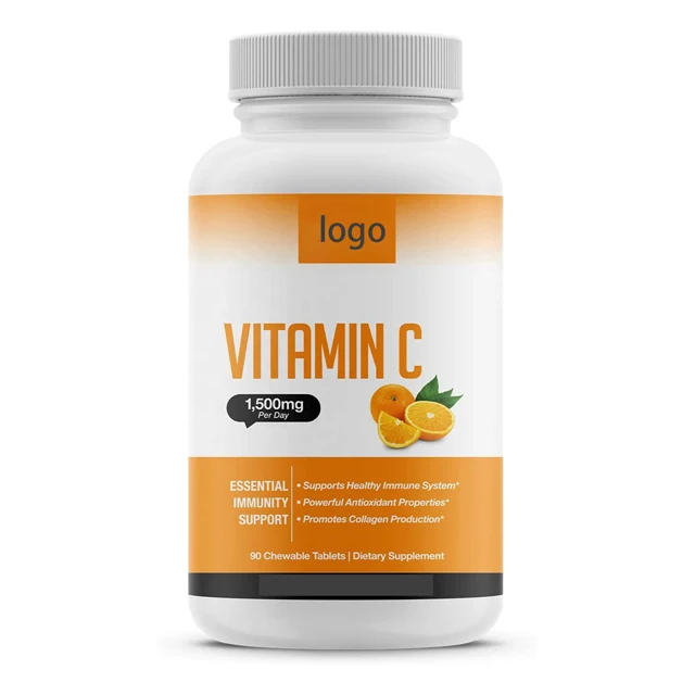 Hot selling zinc containing, pure and original oranges boost immunity 60 capsules vitamin C gummies