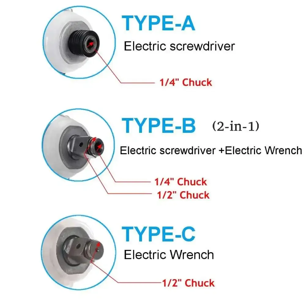 1/2 Impact Wrench For Trucks With Battery Powered Electric wrench impact Power Wrenches