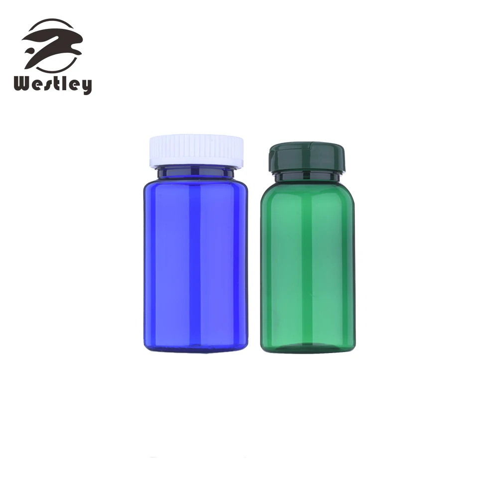 High quality 120cc 150cc 250cc medicine plastic bottle/pill bottle with colors