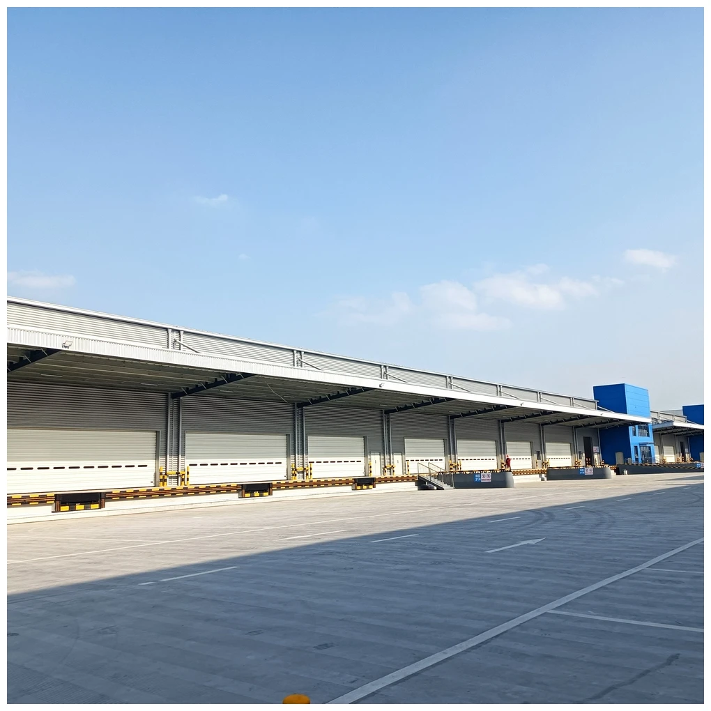 Производитель Fastlink оптовая продажа склад из алюминиевого сплава Пыленепроницаемая электрическая однолистная секционная дверь