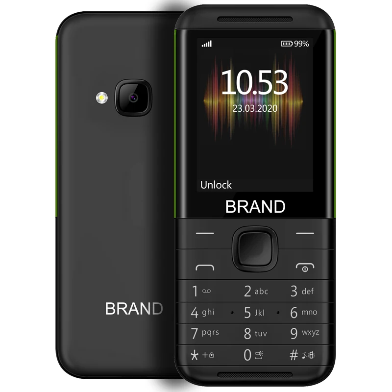  5310 Новый 2 4 дюймов маленький основной бар GSM мобильного