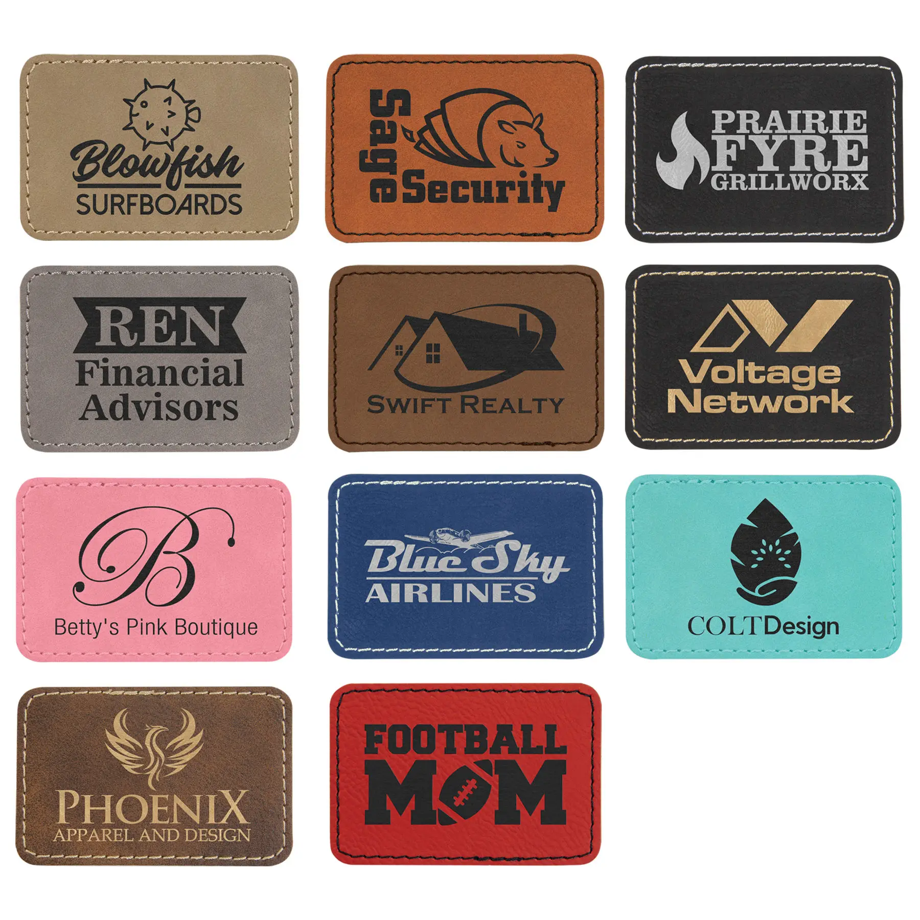 Laserable Leatherette Jeans Clothing Labels Manufacturer Custom Logo Embossed Real Genuine Leather Patches for Hats