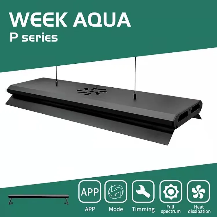  Аквариумный светодиодный светильник WEEK AQUA P Series Pandora с регулируемой высотой для аквариума большого