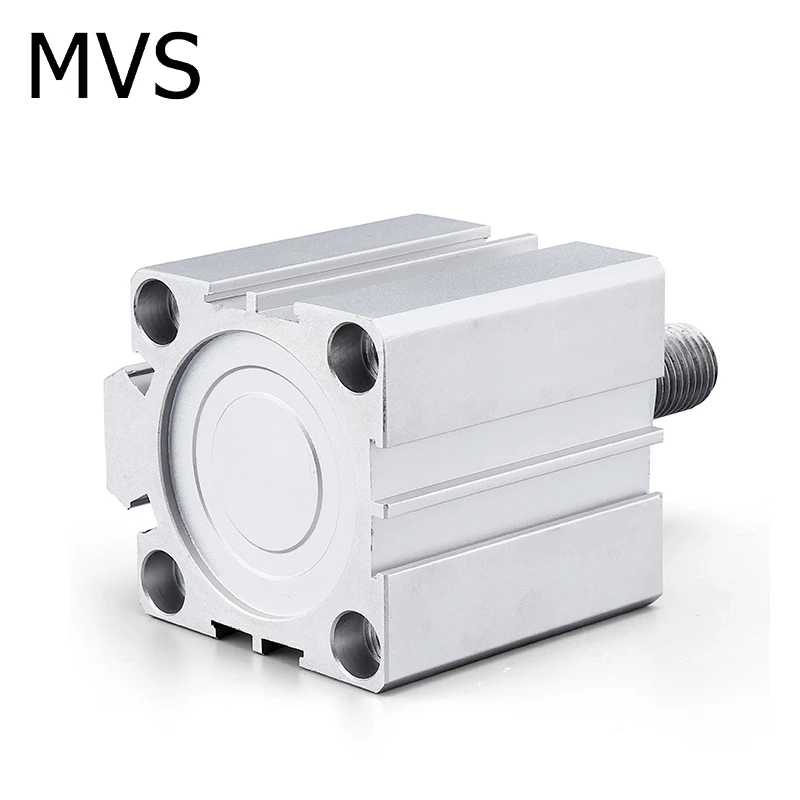 High Quality Sda Series Stroke 5-100 Bore 12-100 Dual Rod Railslide Thin Pneumatic Air Cylinder