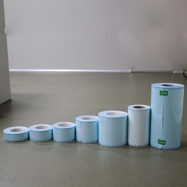 Heat Sealing Transparent Film Disinfection Dialysis Paper Sterilization Roll Pouch