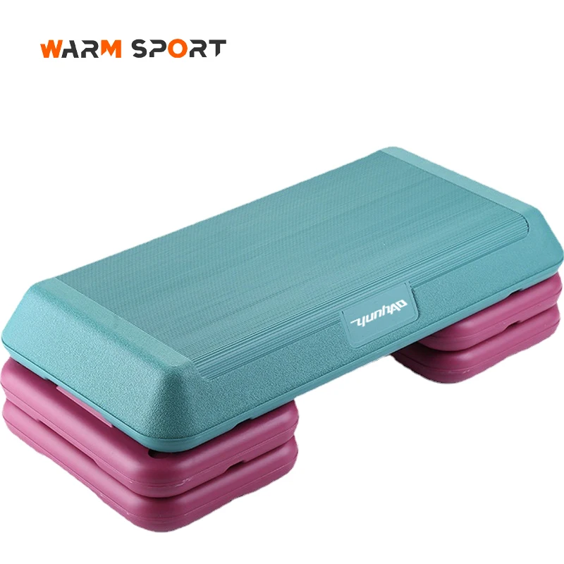 Wholesale High Quality Custom Logo Home Gym Exercise Fitness Workout 72CM Non Slip Adjustable Aerobic Step Platform