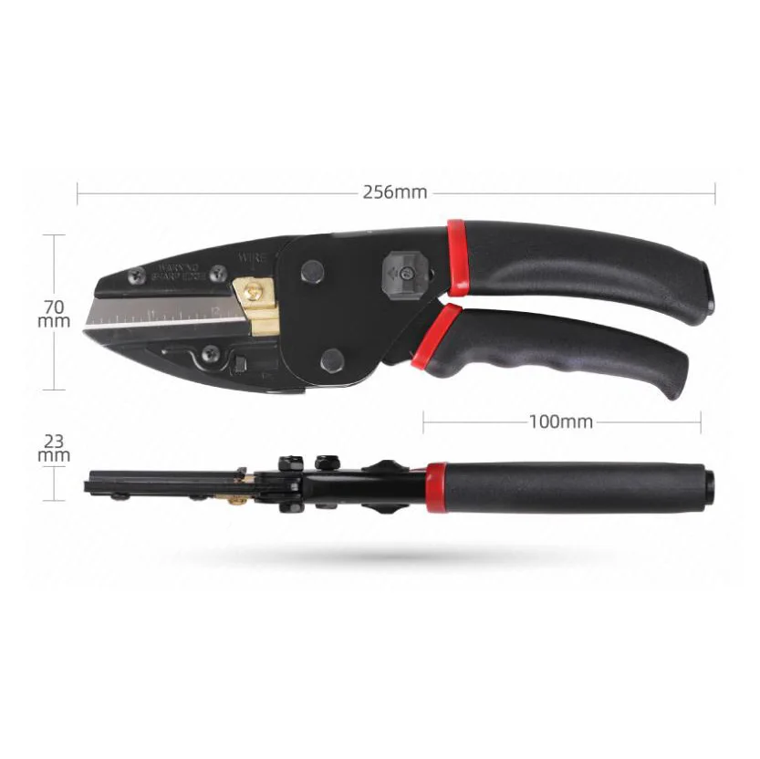 3 in 1 25*10CM Hand Tool PVC stainless steel scissors Combination wire cutting pliers