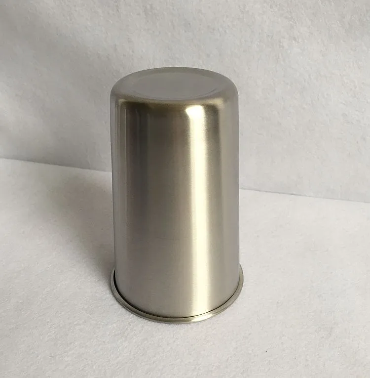 Hot Sale Manufacture Custom Logo 16oz Stackable Single Wall 304 Stainless Steel Pint cup Bar tumbler beer cup