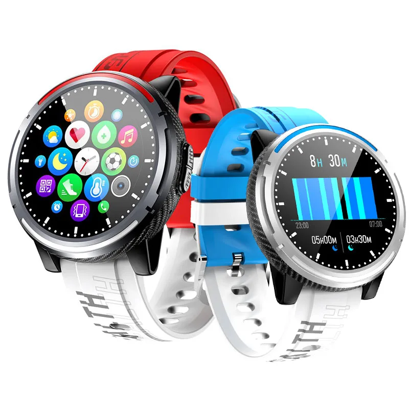 Full Round Screen Sport Smart Watch 2018 Case Pink Phone Black Fitness Clock Android Music White Camera Blue Radio Metal OEM IPS