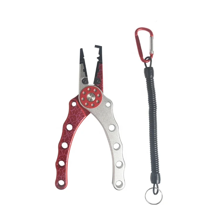 Aluminum Die Casting Fishing Pliers Hook Remover Split Ring Line Cutter