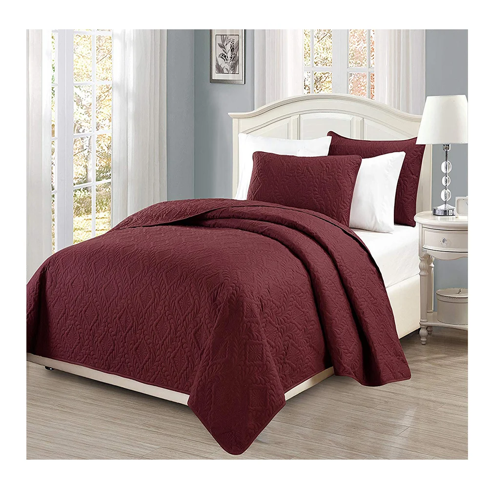 Hot sell ultrasonic soft bedspread wave edge