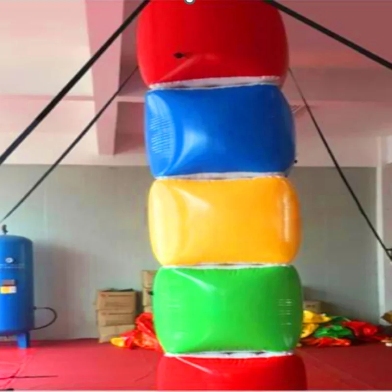 Inflatable Torre Xtreme Sky Tower Step Height Stacked block Group Team Building Game Activities