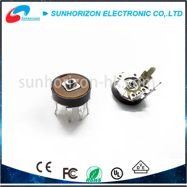 8 ~ 20mm outer diameter plastic knob type earphone volume rotary potentiometer