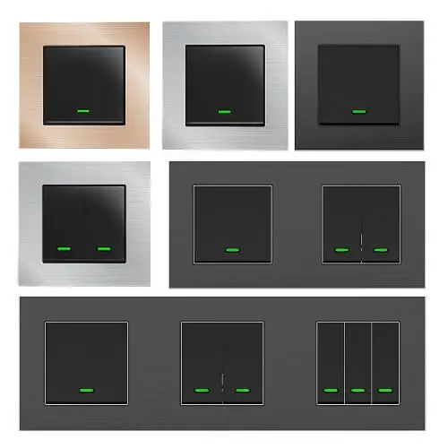 Smart Life smart home WiFi voice remote control smart home switch wifi zigbee  EU Smart WiFi Light Switch