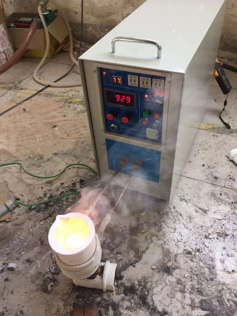 New Fast Smelting Induction Melting Furnaces with Engine Core for Gold Silver Precious Metals Melting in Manufacturing