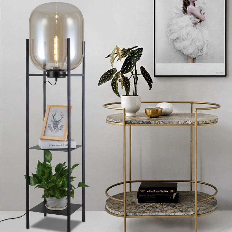 Nordic Designer Indoor Bedroom Living Room Iron Rotatable Standing Modern Led Floor Lamp