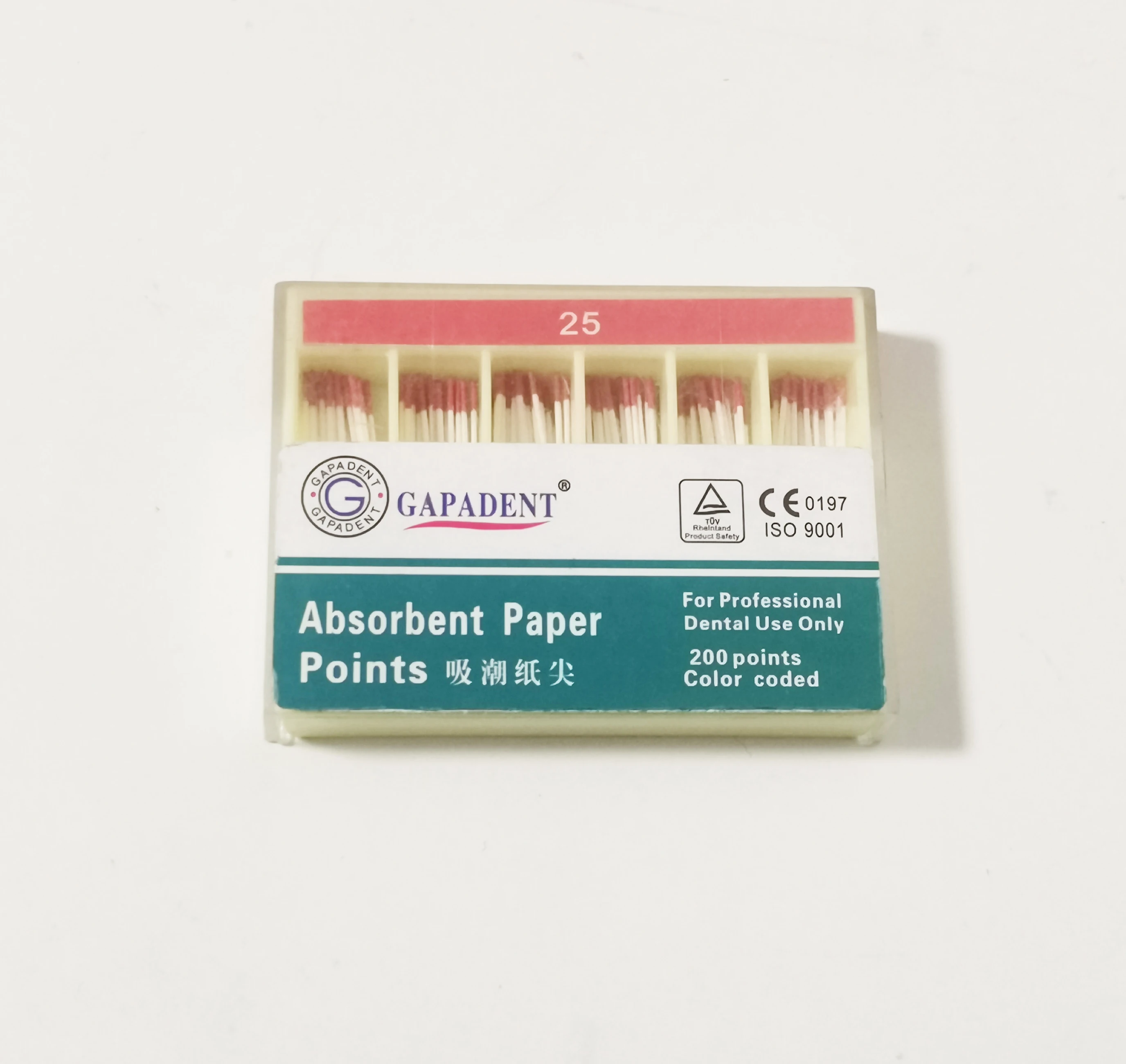 Dental root canal materials endodontic pro taper gutta percha points absorbent paper points