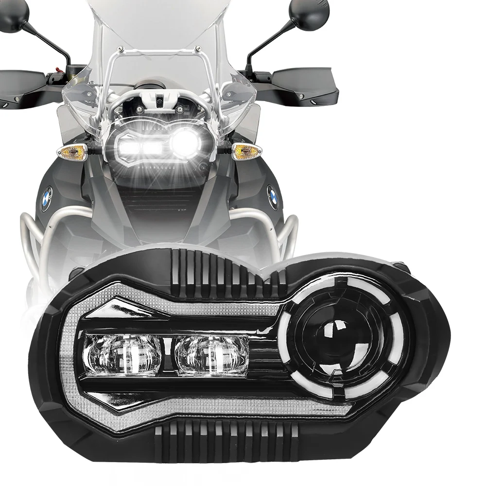 Уникальный дизайн мотоциклетная светодиодная фара Loyo r1200gs с высоким и низким лучом встроенная Emc для фар Bmw