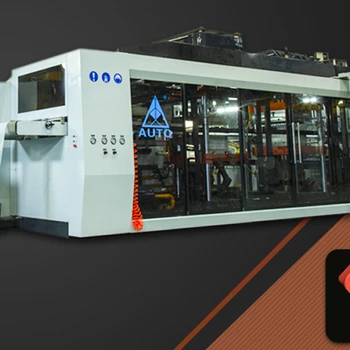 
AUTO Thermoforming Machine Model DW3-78 BOPS or Biodegradable Food Container Making Machine 