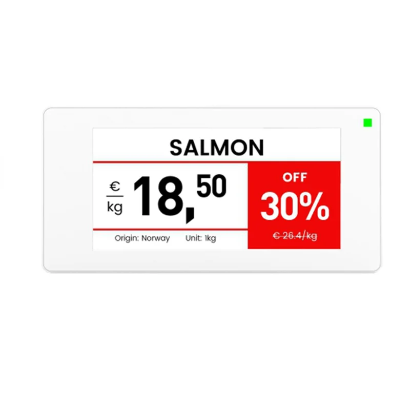 2024 New Design Electronic Shelf Label 2.66 Inch e-Ink Electronic Shelf Label Digital Electronic Shelf Label