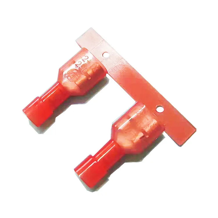 Female Terminal FDFN1.25-250 Same As TE 2-520183-2 Insulated Continuous Round End Terminal And Square End Terminal Good Quality