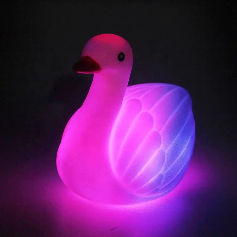 Eco-Friendly PVC Material Rubber OEM Custom Cute Swan Animal Bath Toy