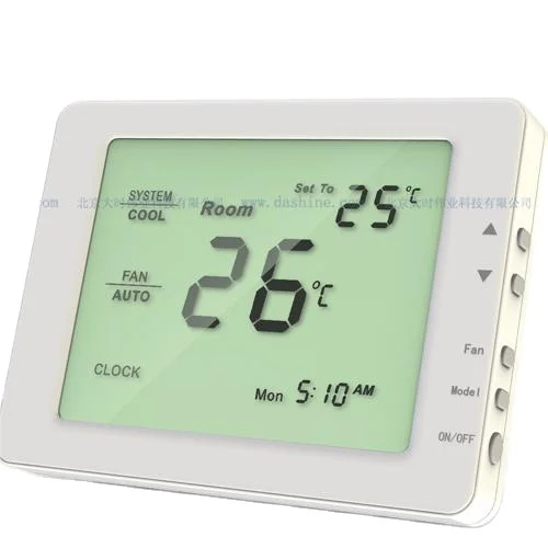Wall mounted,thermostat small electronics instrument enclosure small LCD display Plastic enclosure