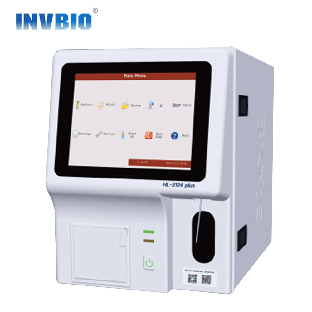 3 part cbc blood test machine hematology analyzer 23 perameters blood testing equipments