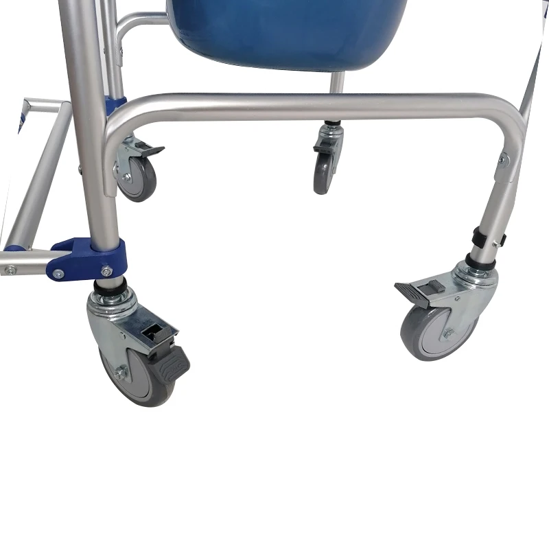 2024 year New Arrival Commode Chair with Wheels for Disabled and Elderly