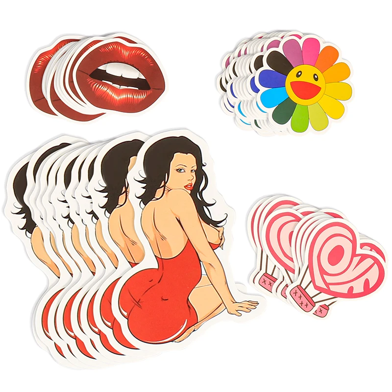 Custom Printing Decorative Luggage Laptop Sticker Self Adhesive Die Cut Waterproof Vinyl Sticker
