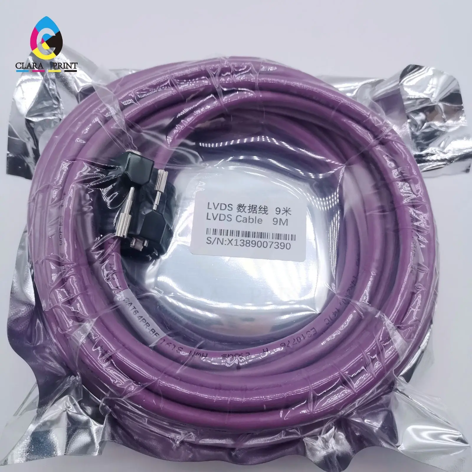 Оригинальный кабель LVDS 14 pin 9 м волоконно-оптический кабель/фиолетовая линия высокой плотности