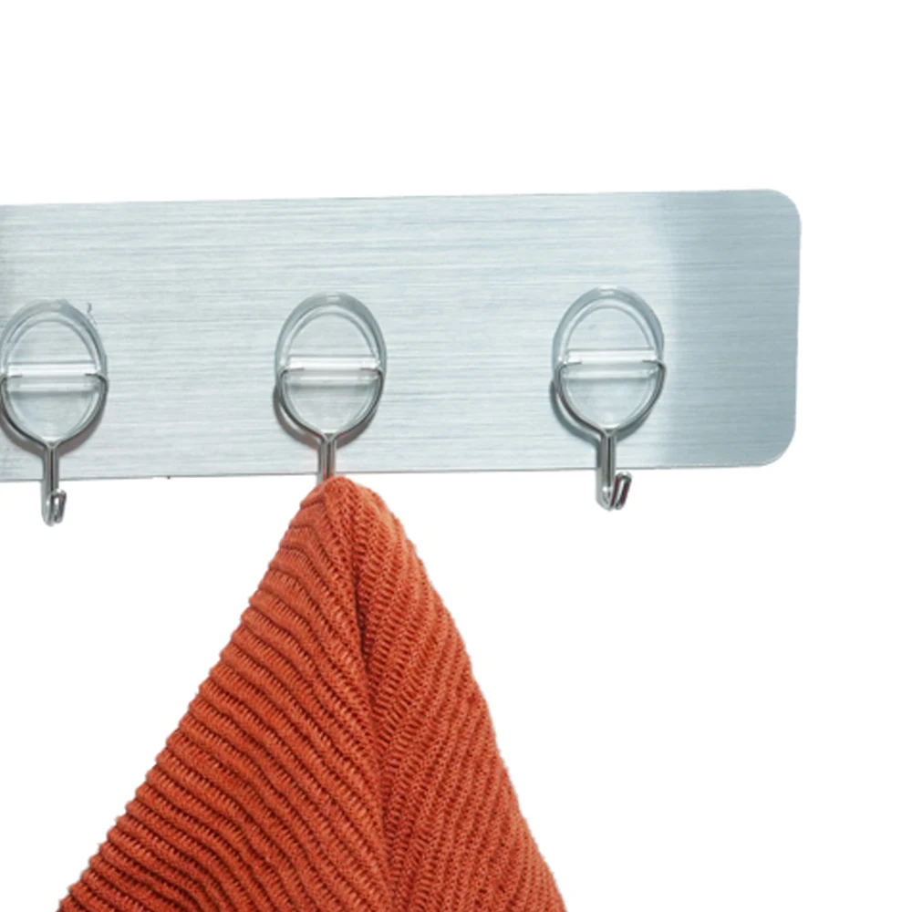 Hot Selling Heavy Duty Smooth Ems Ceramic Glass Coat Strong Plastic Adhesive Sticker Hook Wall Application Bathroom Use Metal