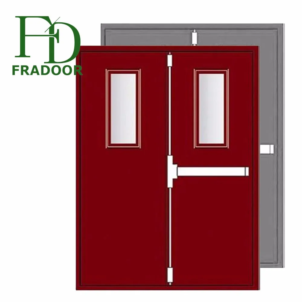 American 180mints fire rated door emergency fire exit door panic exit push bar lock