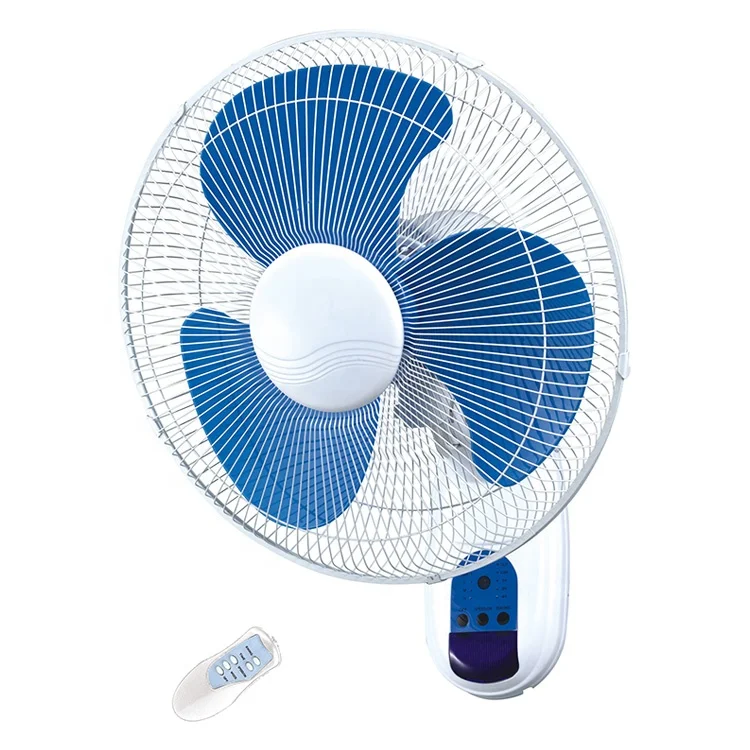 Vintage industrial electric home oscillating high velocity 16 inch wall mount electric air fan remote control