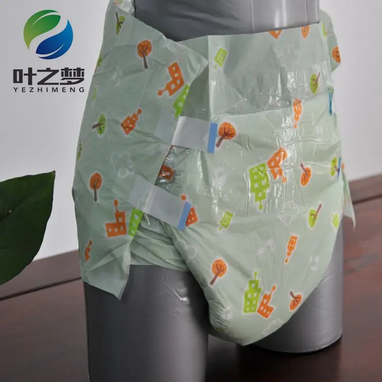 
Natural Soft Care Breathable Bottom Film Degradable Adult Diaper From China 