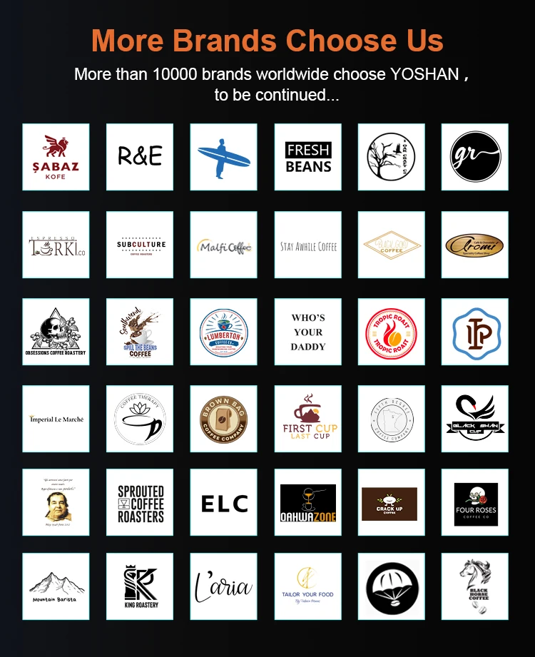 Yoshan Gas 5kg Machine 15kg Probat 1kg 2kg Electric Commercial Sample Toaster Coffee Roaster