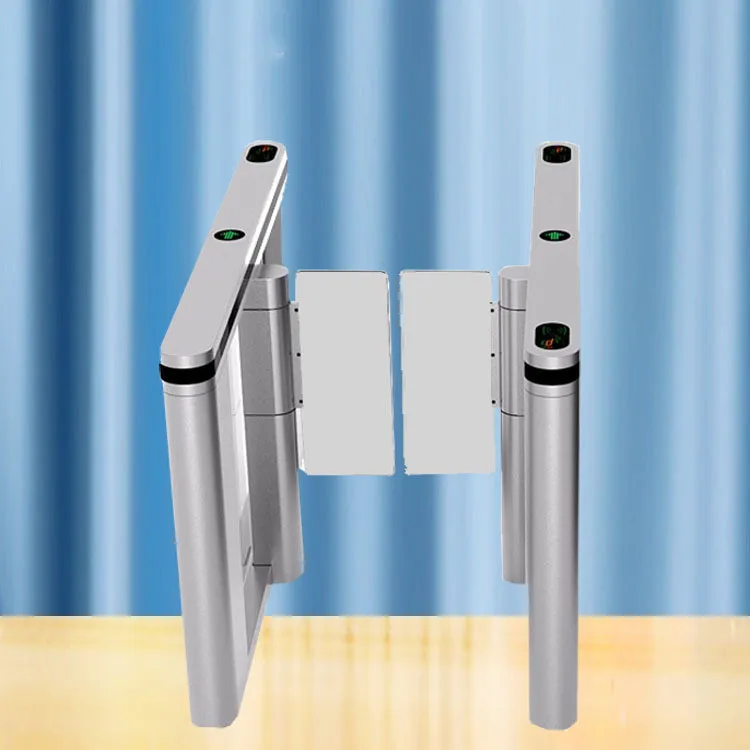 Luxury Automatic optical pedestrian High Speed Lane Turnstile Gate Price Supermarket Office Building Gym community wharf subway