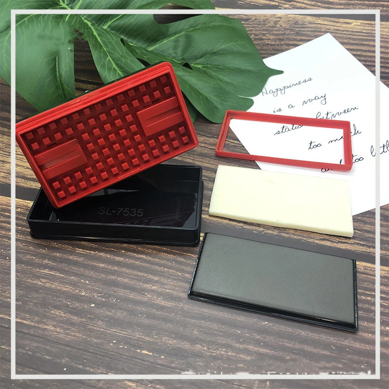 High Quality Factory Wholesale SL HD Crystal Handle Flash Office Custom Stamp