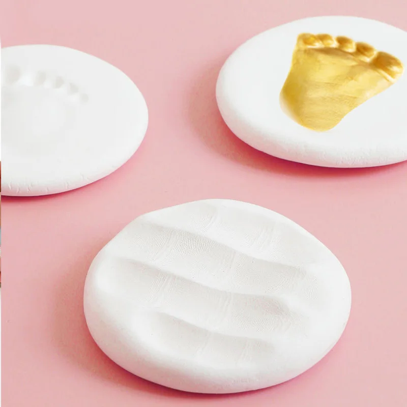 Factory Price Baby Clay Photo Frame Footprint Handprint Clay Kit Keepsake Gift Foot Print Clay