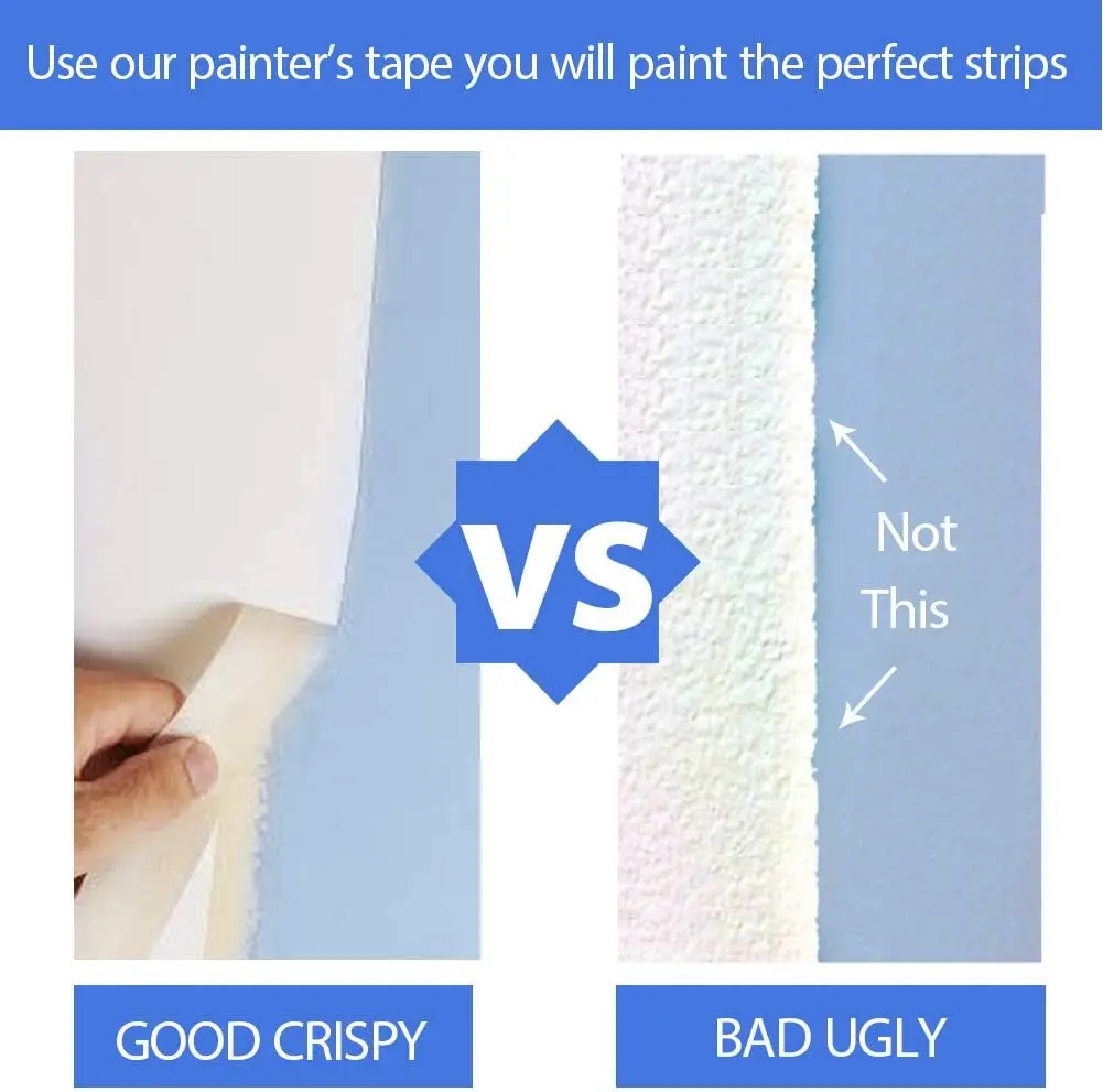 24mm Low Temperature High Temp Price Covering Multi Surface Jumbo Roll Crepe Paper Painter Masking Tape For Painting