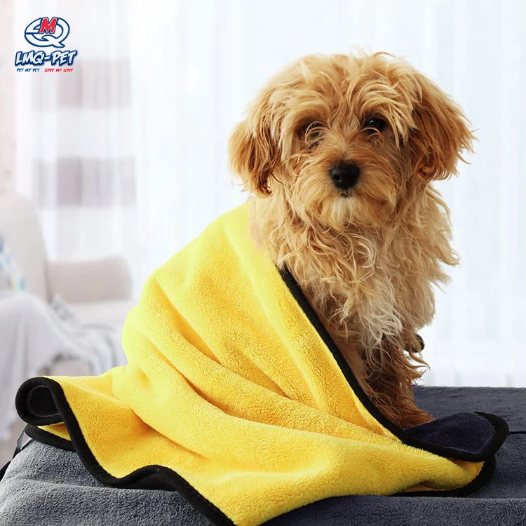 Моющееся быстросохнущее банное впитывающее полотенце для собак, хлопковое сушильное банное полотенце для кошек