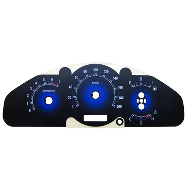 China OEM Silk-Screen 3D Dial Digital Instrument Cluster Plastic Auto Meter