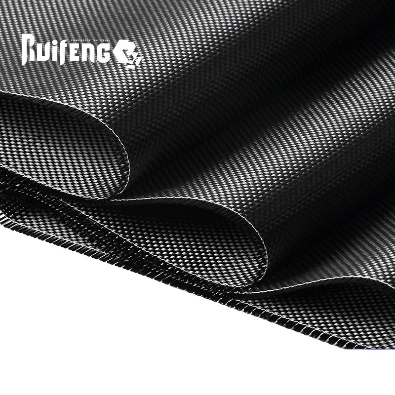 High modulus carbon fiber fabric 3k 2*2 plain twill 240g exterior carbon fabric roll