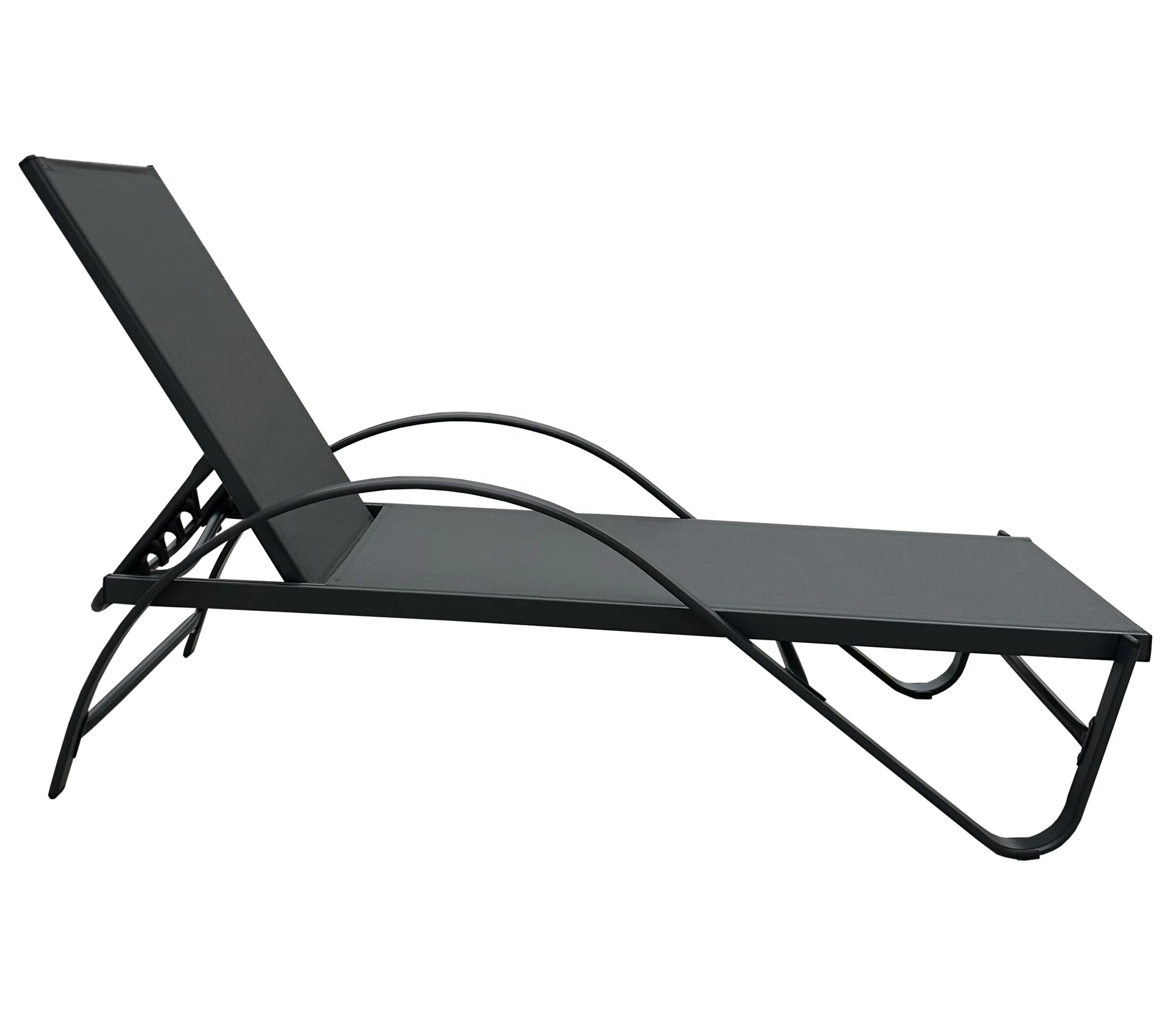 Modern Design Aluminium Metal Sling Outdoor Hotel Swimming Pool Beach Patio Garden Sun Lounger Sunbed KD
