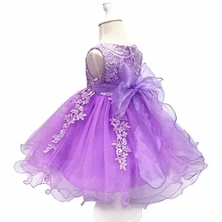 Wholesale Kids Evening Gowns Flower Girls Oblique Party Dresses From China Supplier For Kids Wear