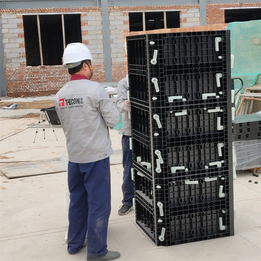 TECON Reusable Forming Shuttering Adjustable Plastic Modular Design for Columns