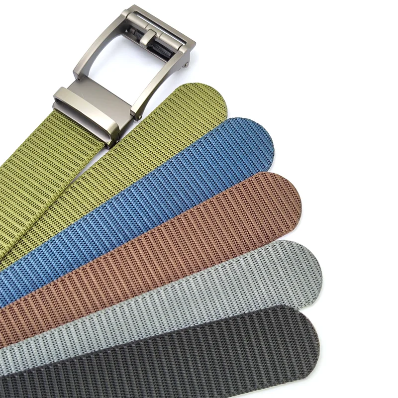 Carosung Wholesale Custom Rubber Stopper Mechanism Automatic Buckle for Nylon Belt 35mm