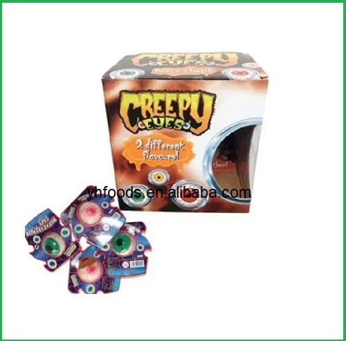 Halloween 3D eyeball gummy candy body parts soft jelly sweets