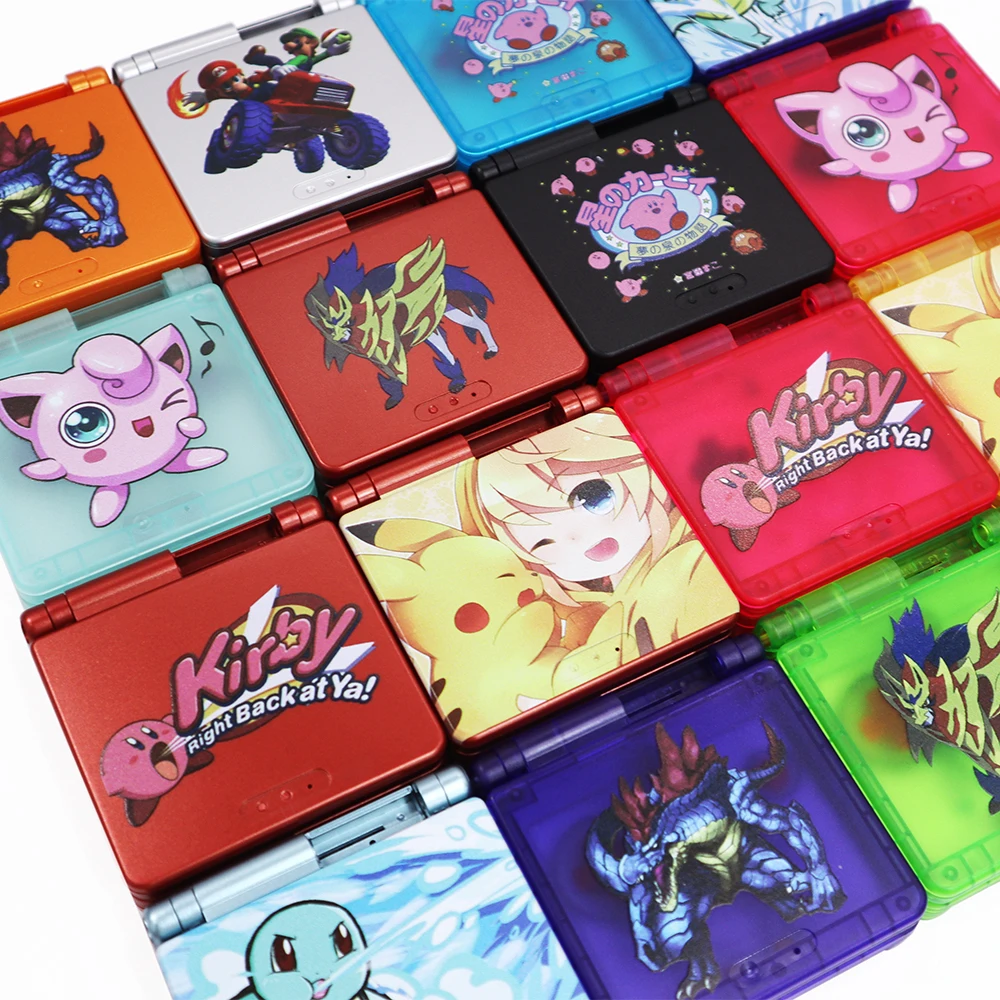 UV print  Plastic housing  Customised shell For Nintendo Gameboy For GBA GBC GB DMG GBP GBA SP game console